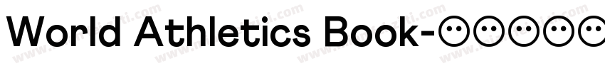 World Athletics Book字体转换